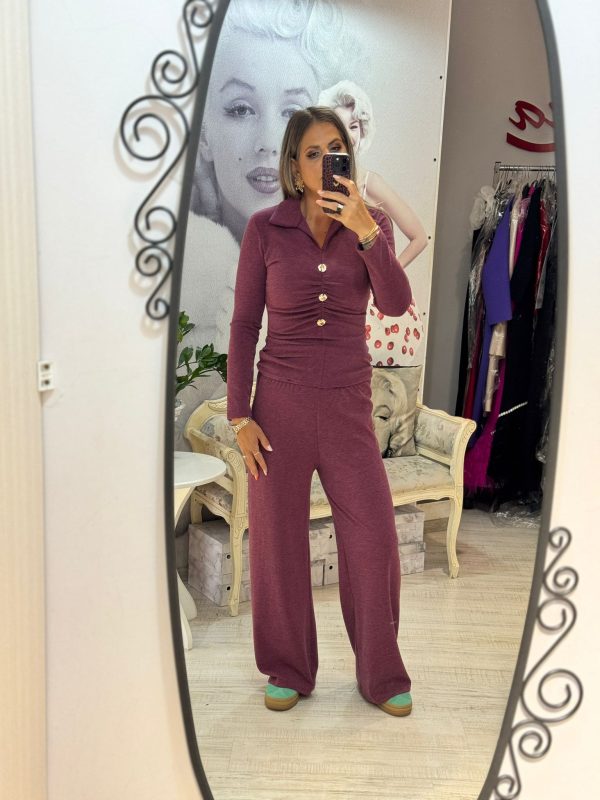 Compleu cu bluza incretita