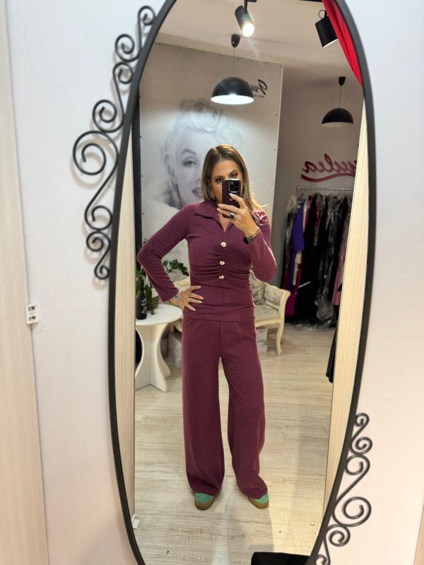 Compleu cu bluza incretita