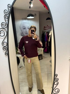 Pulover insertii carouri