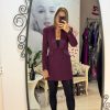 Rochie sacou burgundi