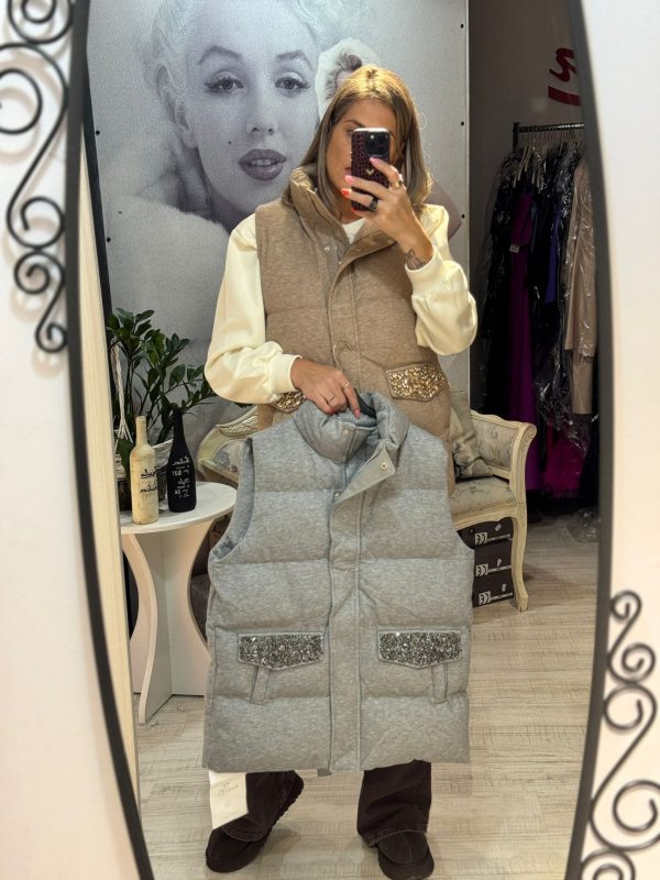 Vesta cu cordon in talie