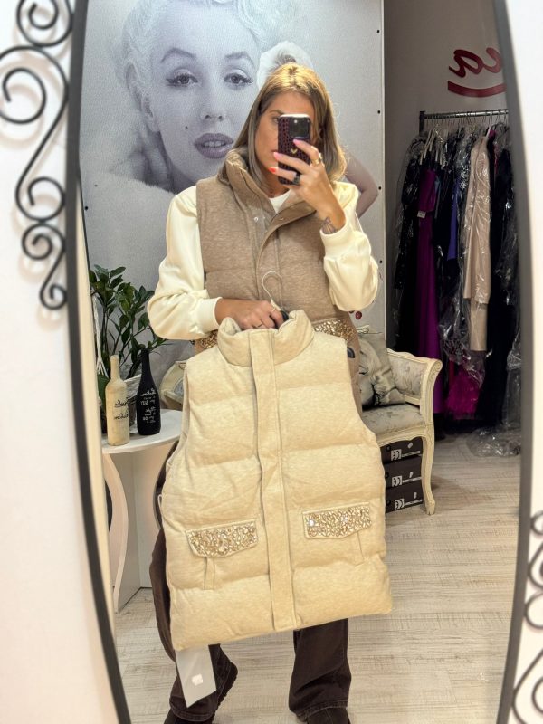 Vesta cu cordon in talie