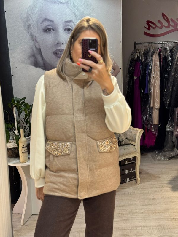 Vesta cu cordon in talie