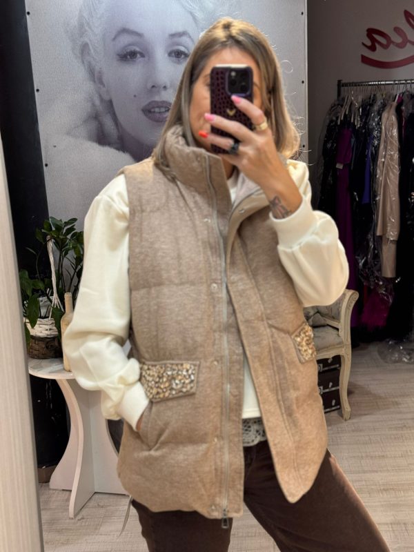 Vesta cu cordon in talie