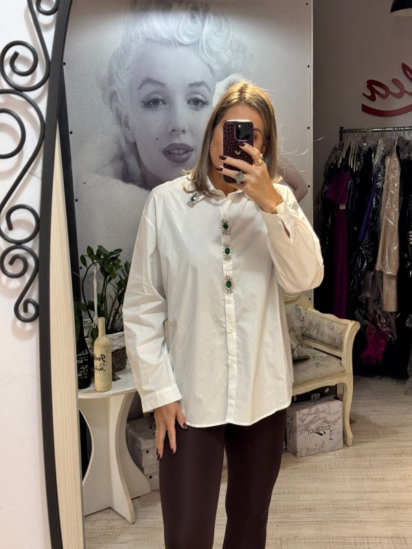 Camasa cu nasturi bijuterie