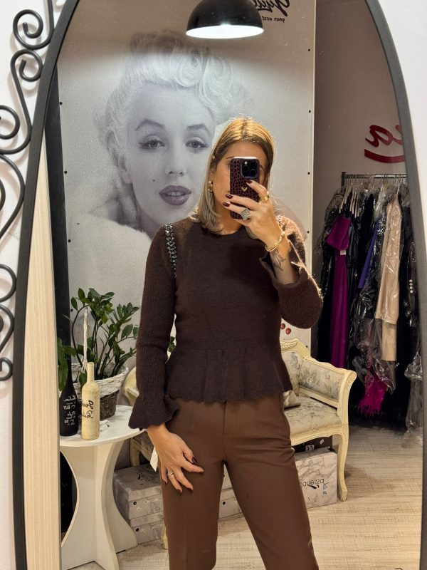 Bluza cu volan in talie