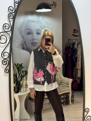 Vesta imprimeu bascheti