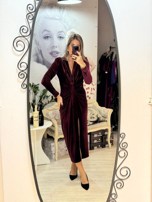 Rochie atena catifea