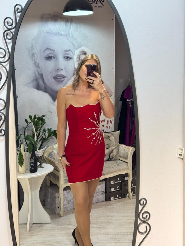 WhatsApp Image 2025-11-20 at 20.25.53 (3) Rochie rosie scurta din catifea