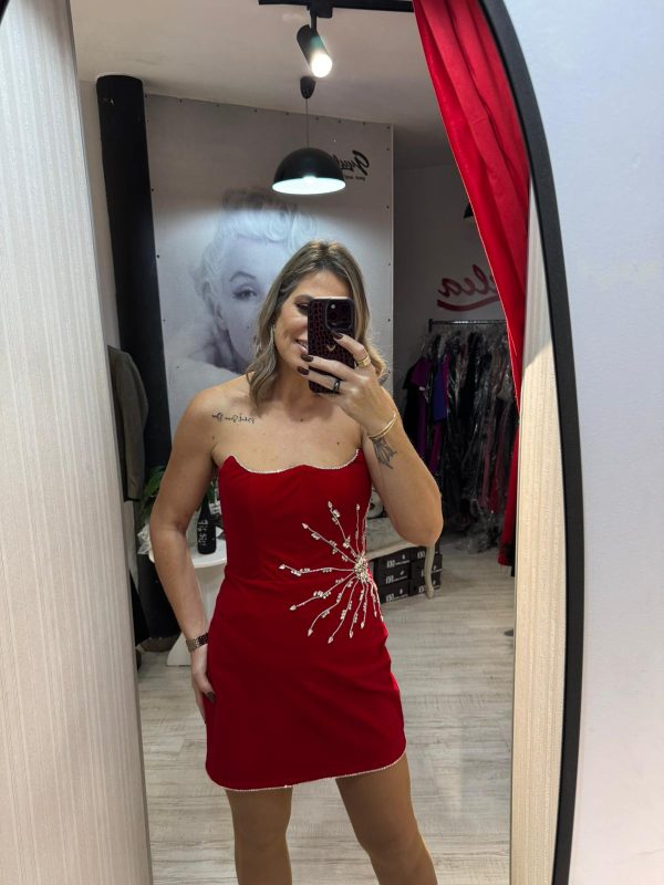 WhatsApp Image 2025-11-20 at 20.25.53 Rochie rosie scurta din catifea