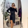 Rochie catifea cu sclipici