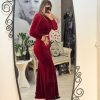 Rochie aby bordo