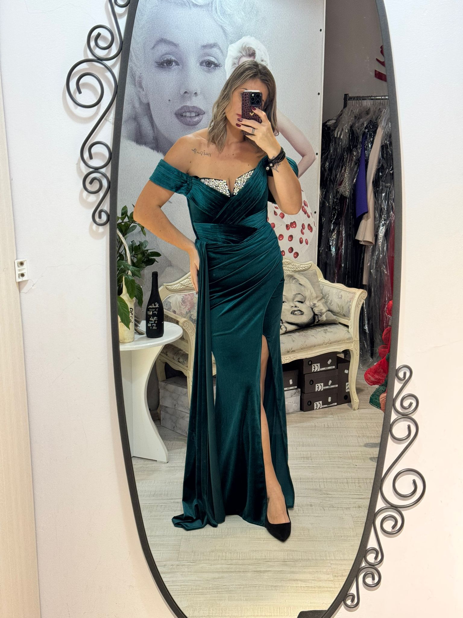 Rochie emyly verde