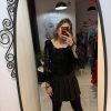 Bluza din dantela cu volane