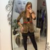 Compleu cu sacou animal print