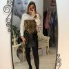 Fusta neagra piele eco