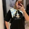 Tricou cu urs si guler detasabil
