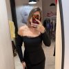 Rochie scurta cu trena din dantela