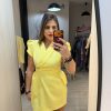 Rochie alma yellow