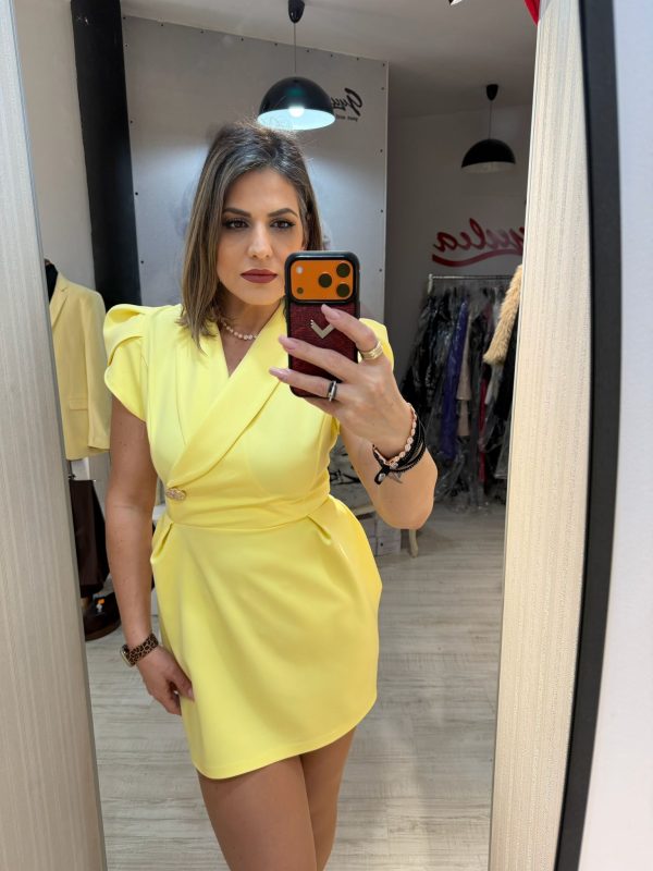 Rochie alma yellow