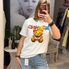 Tricou cu urs colorat