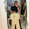 Compleu cu pantalon evazat