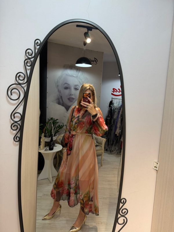 Rochii midi inflorate