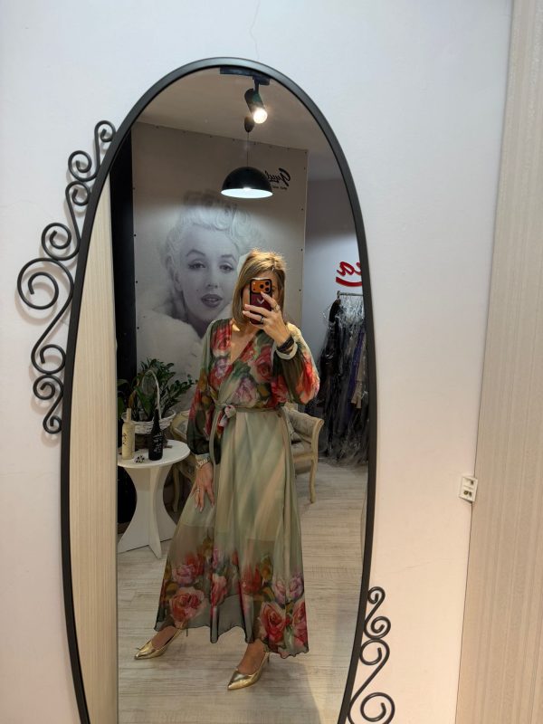 Rochii midi inflorate