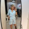 Compleu bleu cu cirese