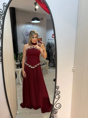 Salopeta neagra cu pantalon drept