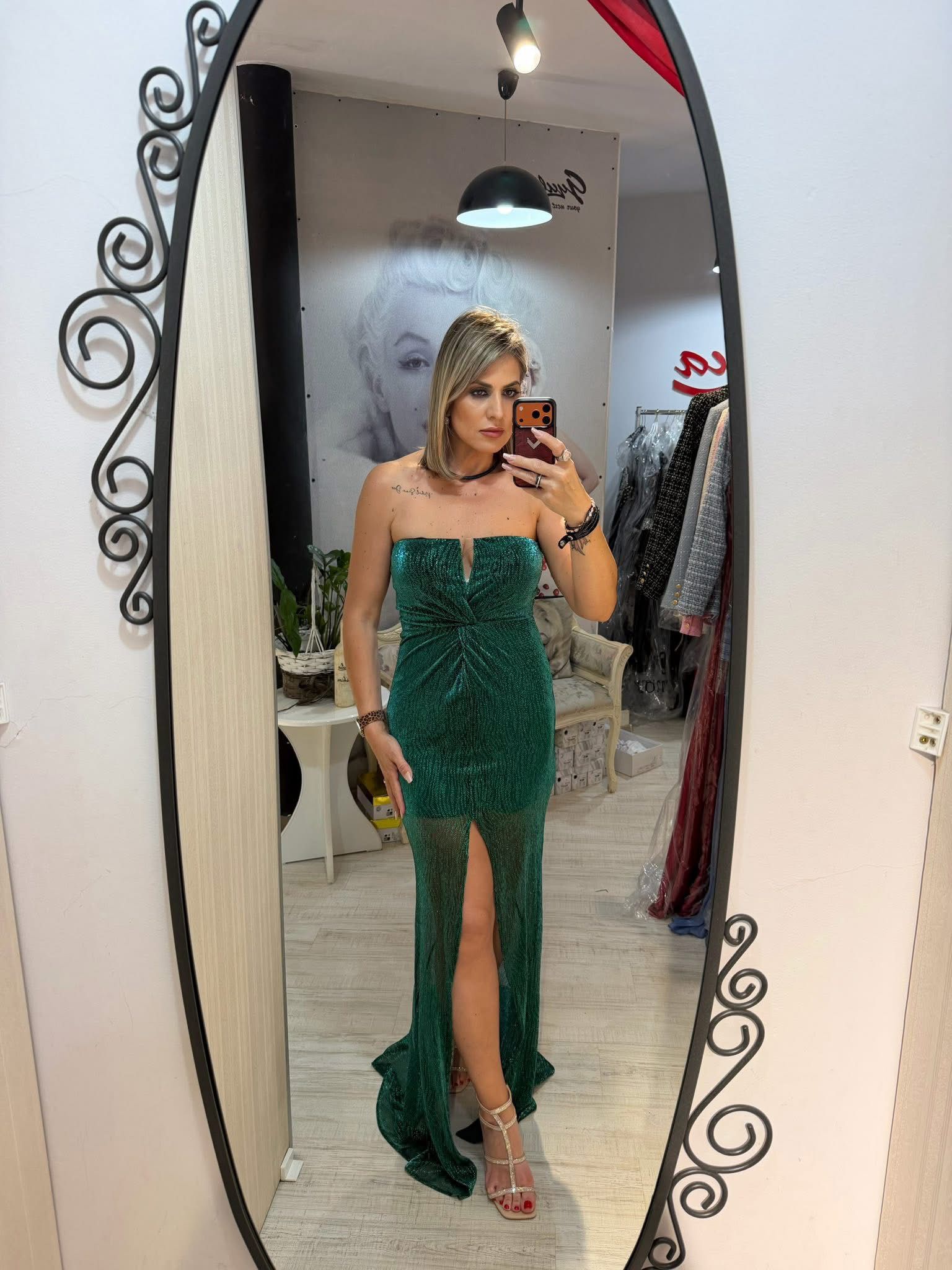 Rochie mara verde