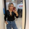 Body cu maneci lungi si aplicatii