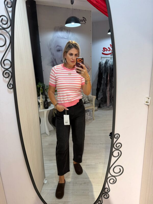 Bluza tricot cu dungi