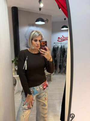 Bluza cu aspect asimetric