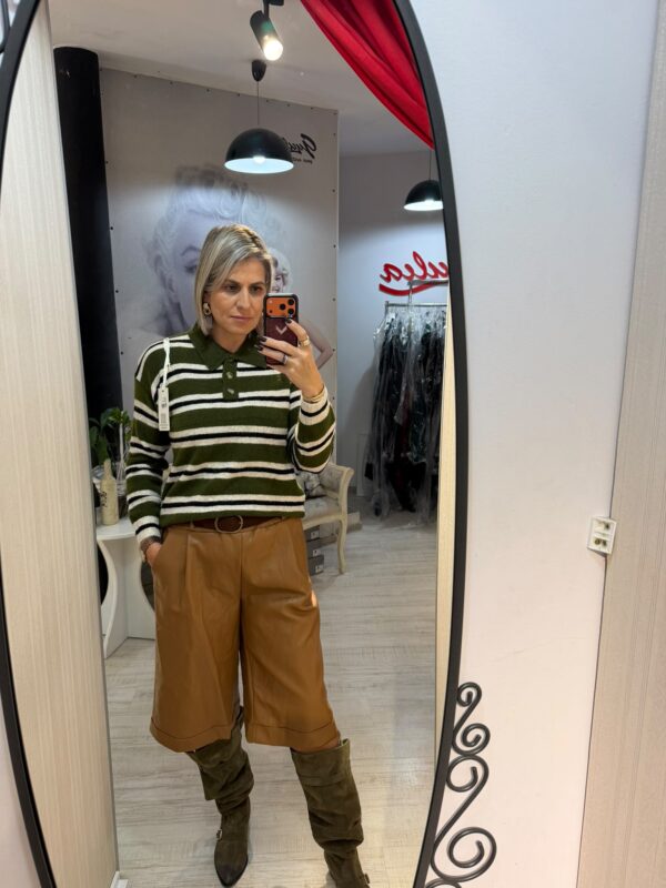 Pantalon scurt piele eco