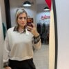 Bluza fango cu guler in carouri